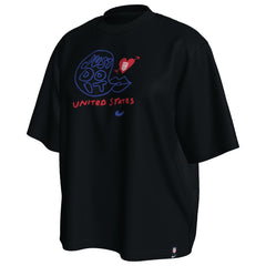 USMNT Women's Spring T-Shirt Black - Nike