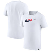 Paris Saint-Germain Swoosh T-Shirt White - Nike