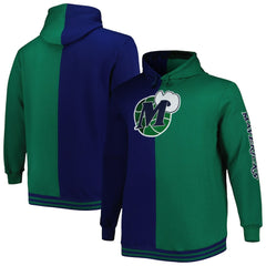 Dallas Mavericks Hardwood Classics Big & Tall Hardwood Classics Split Pullover Hoodie sale New