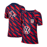 USMNT Youth 2023/24 Academy Pro Performance Pre-Match Top Red - Nike