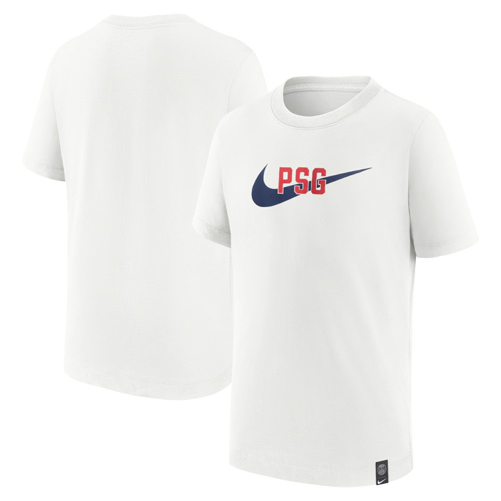 Paris Saint-Germain Youth Swoosh T-Shirt White - Nike