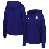 USMNT Women's Essential Raglan Pullover Hoodie Navy - Nike