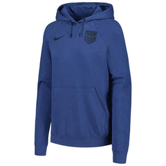 USMNT Women's Essential Raglan Pullover Hoodie Blue - Nike