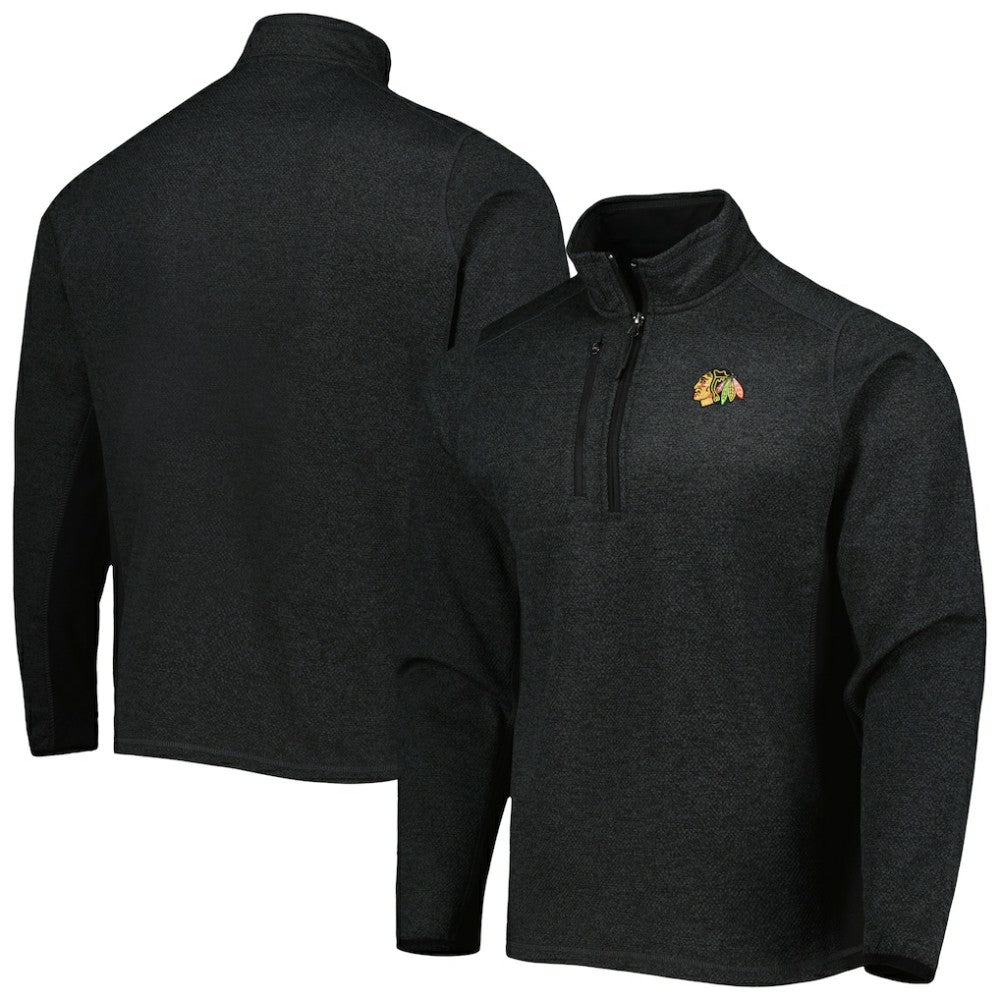 Chicago Blackhawks Antigua Course Quarter-Zip Jacket For Sale