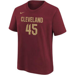 Donovan Mitchell Cleveland Cavaliers Youth Icon Edition Name & Number T-Shirt sale Discount