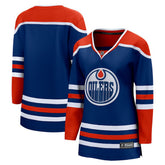Edmonton Oilers Fanatics Women's Home Breakaway Blank Jersey On Sale