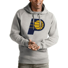 Indiana Pacers Antigua Team Logo Victory Pullover Hoodie Outlet