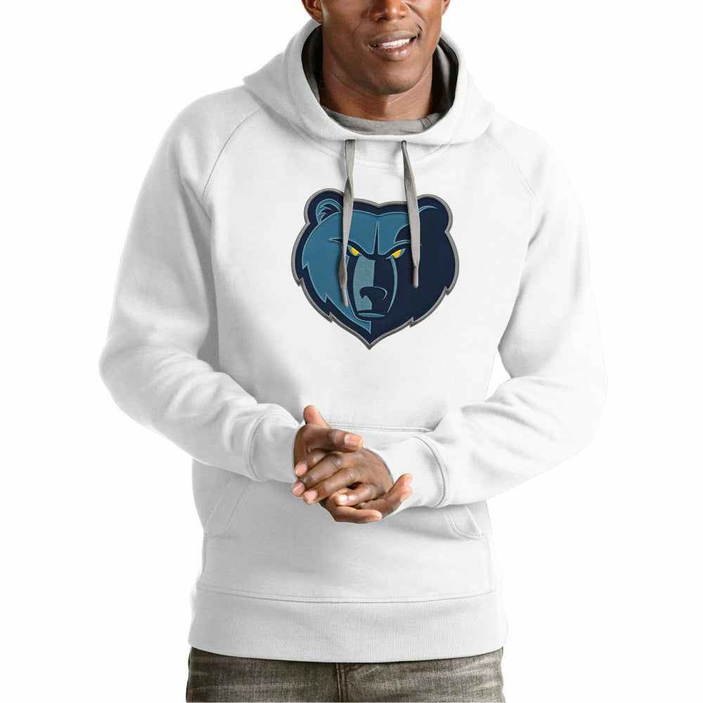 Memphis Grizzlies Antigua Team Logo Victory Pullover Hoodie Online