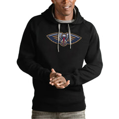 New Orleans Pelicans Antigua Team Logo Victory Pullover Hoodie On Sale