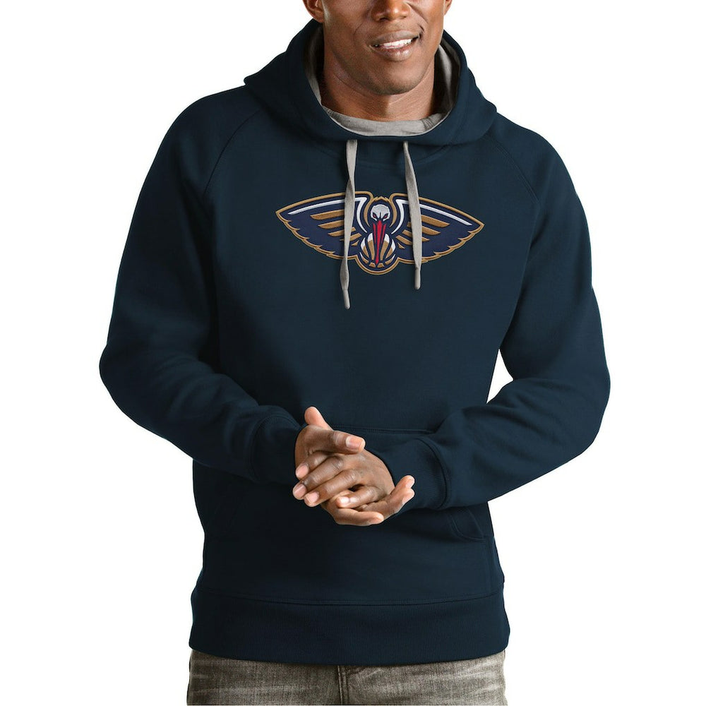 New Orleans Pelicans Antigua Team Logo Victory Pullover Hoodie Online
