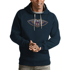 New Orleans Pelicans Antigua Team Logo Victory Pullover Hoodie Online