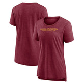 Washington Commanders Women's Throwback Team Logo Tri-Blend T-Shirt