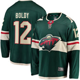 Matthew Boldy Minnesota Wild Fanatics Home Breakaway Player Jersey Green