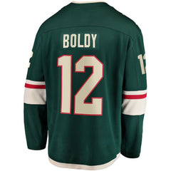 Matthew Boldy Minnesota Wild Fanatics Home Breakaway Player Jersey Sale