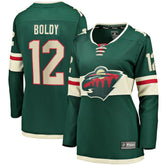 Matthew Boldy Minnesota Wild Fanatics Women's Home Breakaway Player Jersey Discount