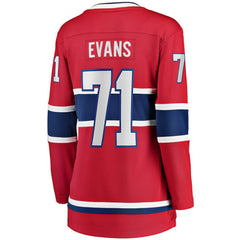 Jake Evans Montreal Canadiens Fanatics Women's Home Breakaway Player Jersey Sale