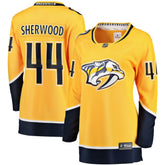 Kiefer Sherwood Nashville Predators Fanatics Women's Home Breakaway Player Jersey Outlet