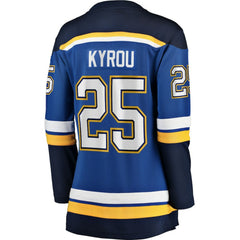 Jordan Kyrou St. Louis Blues Fanatics Women's Home Breakaway Player Jersey Online