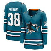 Mario Ferraro San Jose Sharks Fanatics Women's Home Breakaway Player Jersey Outlet