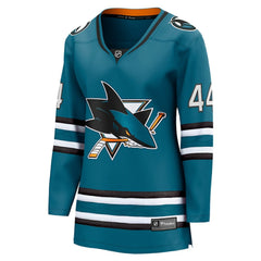 Marc-Edouard Vlasic San Jose Sharks Fanatics Women's Home Breakaway Player Jersey For Sale