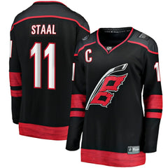 Jordan Staal Carolina Hurricanes Fanatics Women's Home Captain Patch Breakaway Player Jersey Online