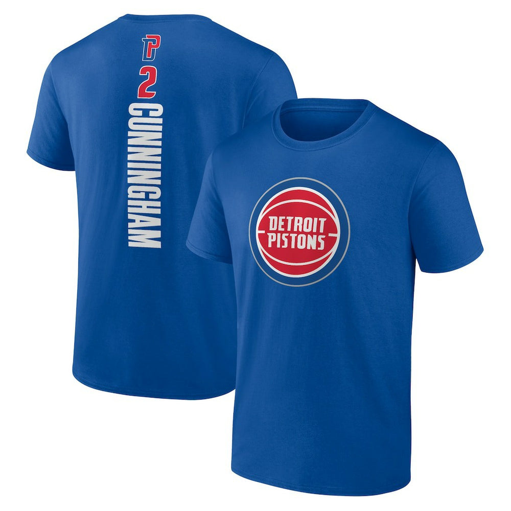 Cade Cunningham Detroit Pistons Playmaker Name & Number T-Shirt sale For Sale
