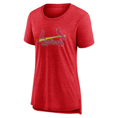 St. Louis Cardinals Women's Official Wordmark Tri-Blend T-Shirt | MLB Near me