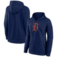 Detroit Tigers Women's Distressed Team Pullover Hoodie | MLB On Sale