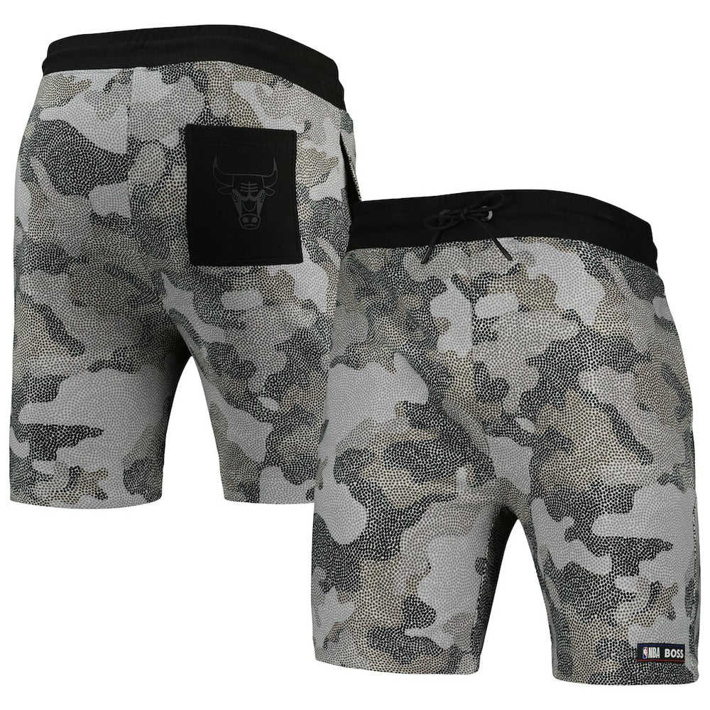 Chicago Bulls NBA x Hugo Boss Slam Camo Shorts New