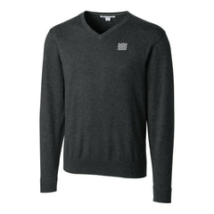 New York Giants Cutter & Buck Throwback Logo Lakemont Tri-Blend Big & Tall V-Neck Pullover Sweater