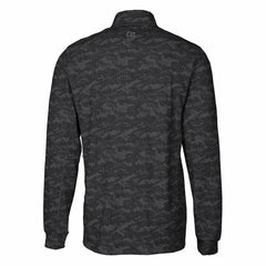 Tampa Bay Buccaneers Cutter & Buck Throwback Logo Big & Tall Traverse Camo Print Stretch Quarter-Zip Pullover Top