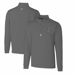 Indianapolis Colts Cutter & Buck Throwback Logo Traverse Stretch Quarter-Zip Big & Tall Pullover Top