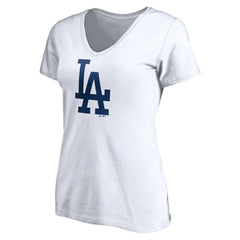 Los Angeles Dodgers Women's Official Logo V-Neck T-Shirt | MLB Sale