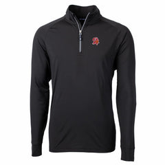 Tampa Bay Buccaneers Cutter & Buck Adapt Eco Knit Stretch Recycled Quarter-Zip Throwback Pullover Top