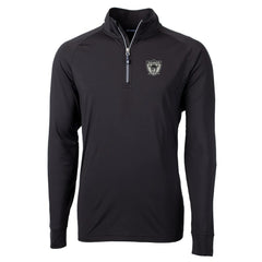 Las Vegas Raiders Cutter & Buck Adapt Eco Knit Stretch Recycled Quarter-Zip Throwback Pullover Top