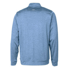 Buffalo Bills Cutter & Buck Stealth Heathered Throwback Logo Quarter-Zip Pullover Top