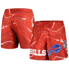 Buffalo Bills Pro Standard Allover Marble Print Shorts