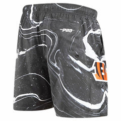 Cincinnati Bengals Pro Standard Allover Marble Print Shorts