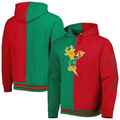 Milwaukee Bucks Hardwood Classics Split Pullover Hoodie On Sale