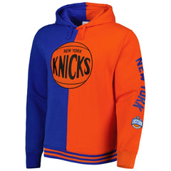 New York Knicks Hardwood Classics Split Pullover Hoodie New