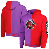Toronto Raptors Hardwood Classics Split Pullover Hoodie Discount
