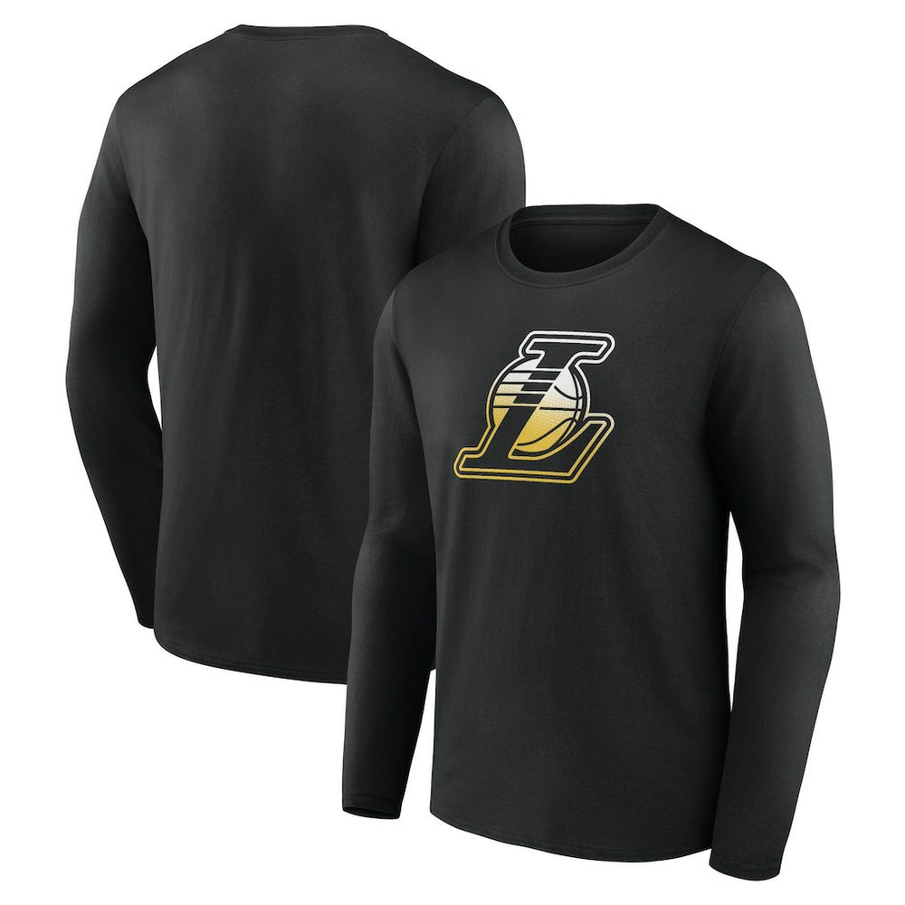 Los Angeles Lakers Gradient Logo Long Sleeve T-Shirt Discount