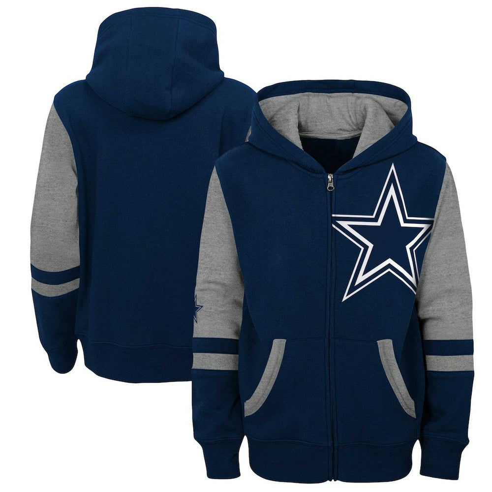 Dallas Cowboys Preschool Stadium Color Block Full-Zip Hoodie