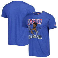 Joel Embiid Philadelphia 76ers Homage Caricature Tri-Blend T-Shirt Online