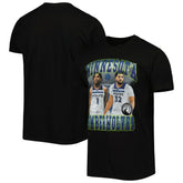 Anthony Edwards & Karl-Anthony Towns Minnesota Timberwolves Stadium Essentials Unisex Player Duo T-Shirt On Sale