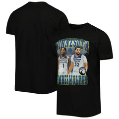 Anthony Edwards & Karl-Anthony Towns Minnesota Timberwolves Stadium Essentials Unisex Player Duo T-Shirt On Sale