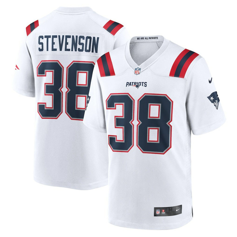New England Patriots Nike Rhamondre Stevenson Game Player Jersey