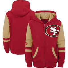 San Francisco 49ers Preschool Stadium Color Block Full-Zip Hoodie