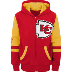 Kansas City Chiefs Preschool Stadium Color Block Full-Zip Hoodie