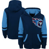 Tennessee Titans Youth Colorblock Full-Zip Hoodie